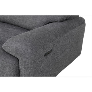Brookfield Electric Slide out Sofa/Chaise LHF - Charcoal Grey