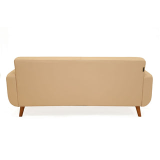 Bruno 2 Seater Leather Sofa - Off-White