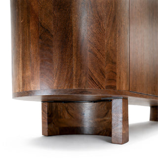 Regal Solid Acacia Wood Sideboard - Crescent Legs