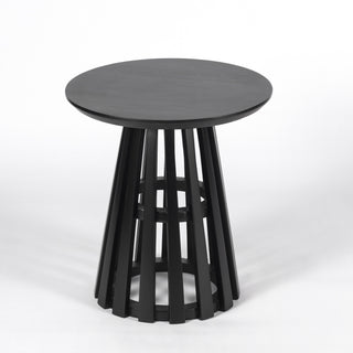 Kavos Round Side Table - Black