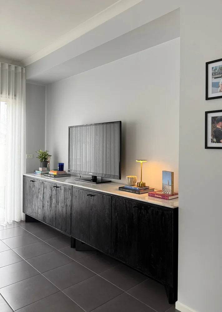Sarah D at home with their DuraCrafts furniture