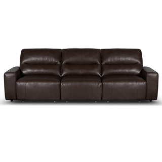 Darly 3 Seater Leather Electric Slide Out Sofa