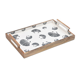 Clam Serving Tray with Handle