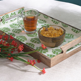 Meadow Serving Tray with Handle