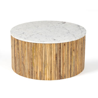 Kelby Marble Coffee Table - Natural