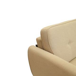 Twinplush 3 Seater Fabric Sofa - Sand