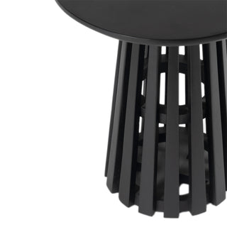 Kavos Round Side Table - Black