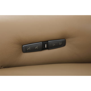 Hilton Premium Leather Modular Lounge With Dual Electric Recliners, Power Headrests & Smart Console