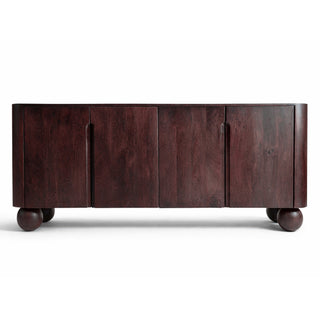 Atlas Chocolate Brown Mango Wood Buffet  - 220CM