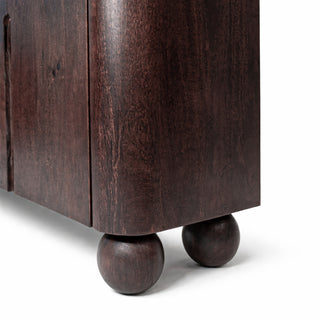 Atlas Chocolate Brown Mango Wood Buffet  - 220CM