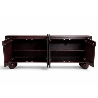 Atlas Chocolate Brown Mango Wood Buffet  - 220CM