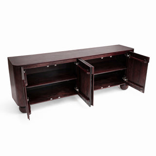 Atlas Chocolate Brown Mango Wood Buffet  - 180CM