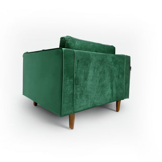 Duovelle 1 Seater Velvet Sofa - Green