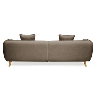 Elonga 3.5 Seater Fabric Sofa - Light Brown