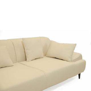 Bellevue 3 Seater Fabric Sofa - Ivory