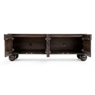 Atlas Mango Wood TV unit /Chocolate Brown - 180CM