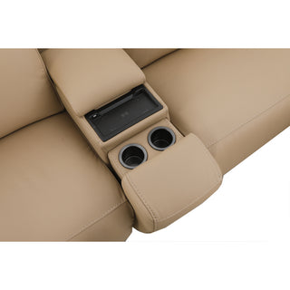 Hilton Premium Leather Modular Lounge With Dual Electric Recliners, Power Headrests & Smart Console