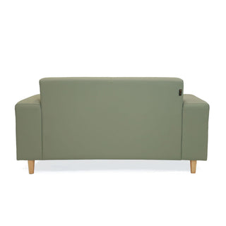 Timeless 2 Seater Leather Sofa - Sage