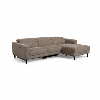 Camden Fabric Chaise Lounge with Electric Recliner