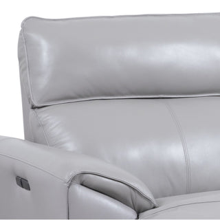 Ashford RHF Genuine Leather Chaise Lounge With Electric Recliner