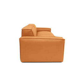 Ultima 3 Seater Leather Sofa - Tan