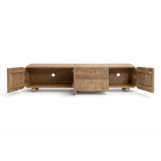 Archie Solid Wood TV unit - 220CM