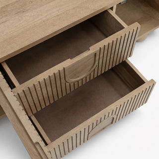 Archie Solid Wood TV unit - 220CM