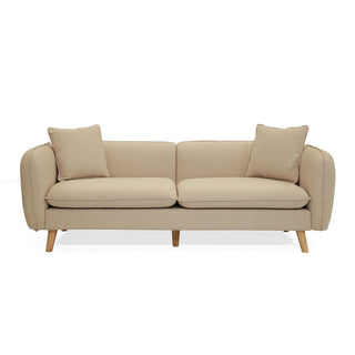 Elonga 2.5 Seater Fabric Sofa - Beige