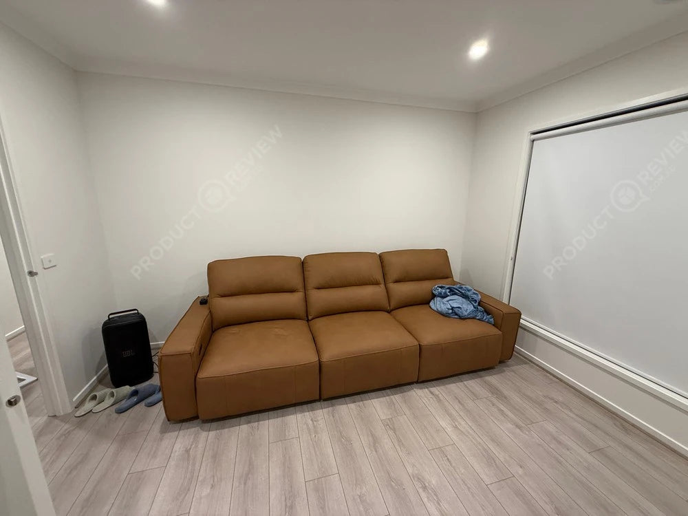 Johnny C. at home with their DuraCrafts furniture