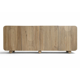 Archie Solid Wood 4 Door Sideboard - 200CM