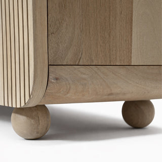 Archie Solid Wood 4 Door Sideboard - 200CM