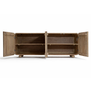Archie Solid Wood 4 Door Sideboard - 200CM