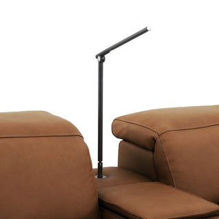 Bronte Standard corner configuration, shown in Oslo-Pecan leather - view 7
