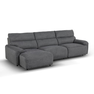 Brookfield Electric Slide out Sofa/Chaise LHF - Charcoal Grey