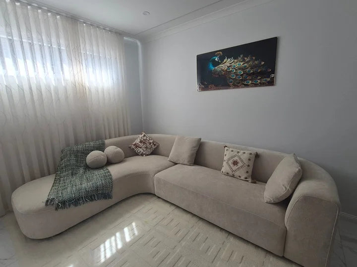 Manpreet K. at home with their DuraCrafts furniture