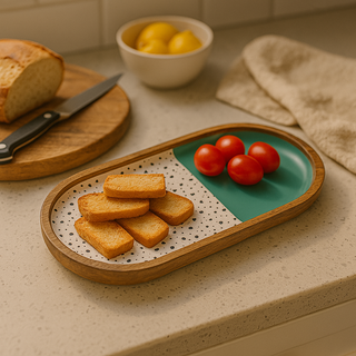 Zing Oval Platter - Mango Wood