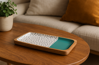 Zing Platter Set of 2 - Mango Wood