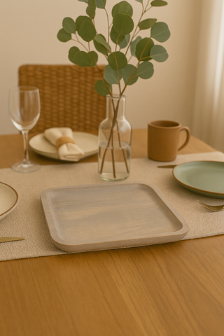 Toulin Square Platter - Mango Wood