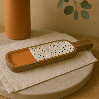 Polka Mango Wood Serving Paddle