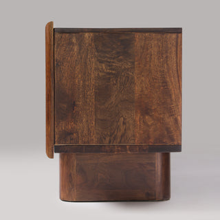 Cinder TV unit end panel and slab leg
