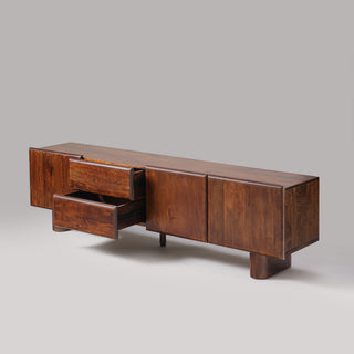 Cinder TV unit angled view