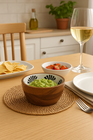 Clam Mango Wood Bowl