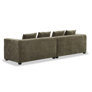 Jason 3.5 Seater Fabric Sofa - Green
