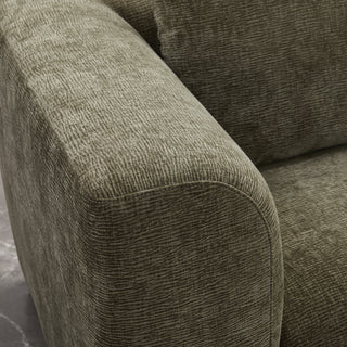Jason 3.5 Seater Fabric Sofa - Green