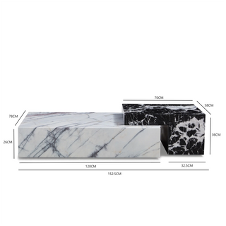 Aurora Luxury Marble Coffee Table