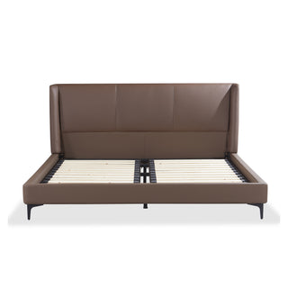 Ridge Top Grain Leather King Bed