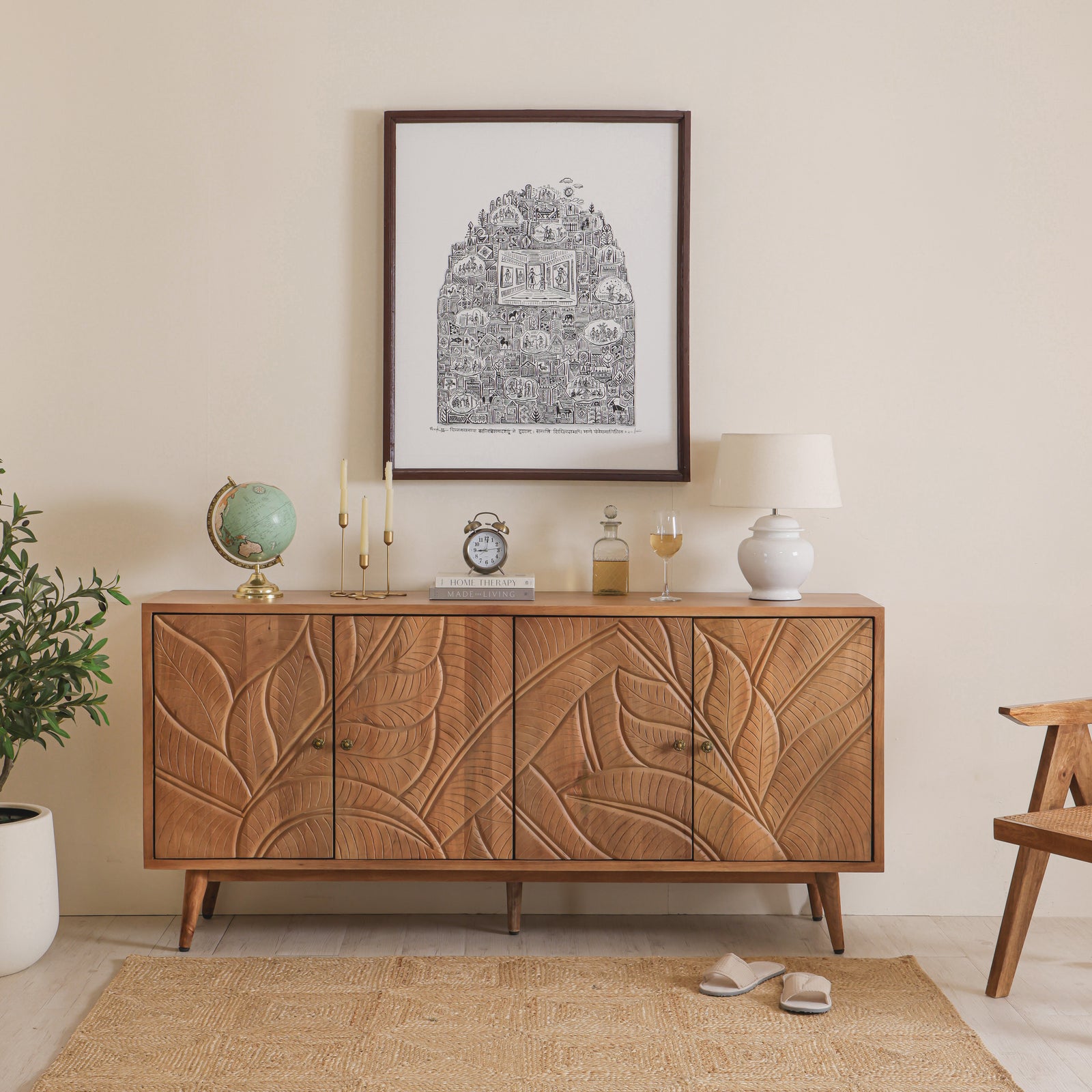 Canopy Hand Carved Buffet - Large