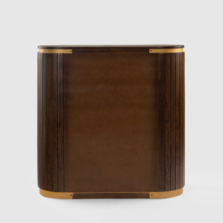 Piano Mango Wood 5 Drawer Tallboy – Walnut