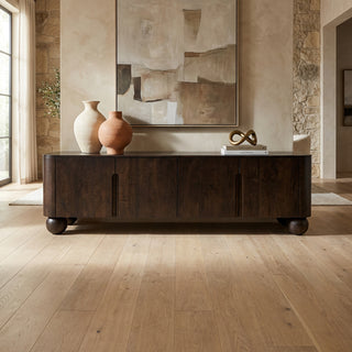 Atlas Mango Wood TV unit /Chocolate Brown - 180CM