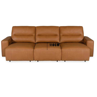 Darly 3 Seater Leather Electric Slide Out Sofa